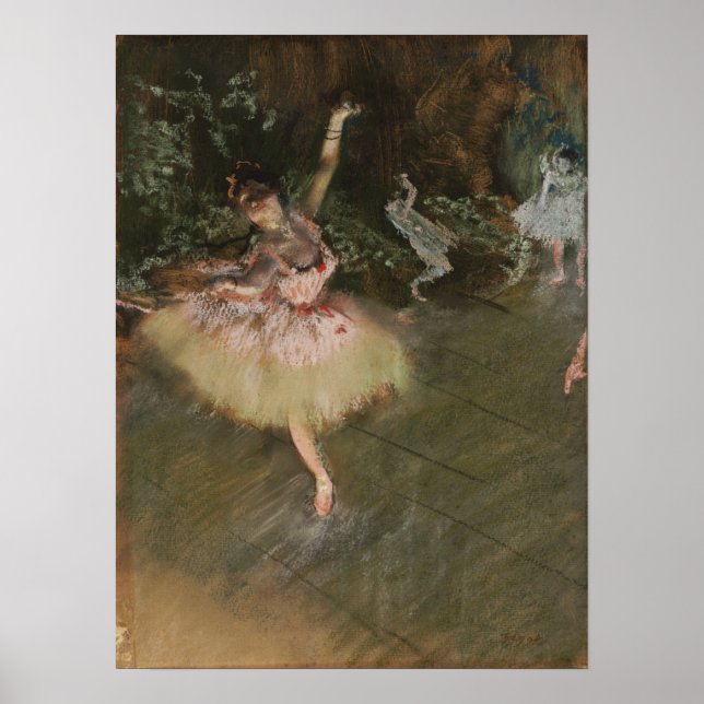Poster Degas - A Estrela (Frente)