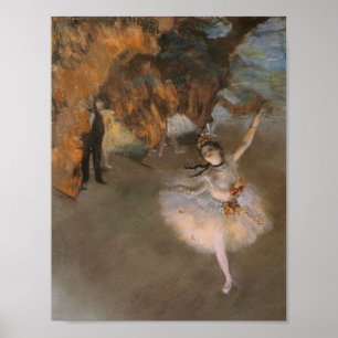 Poster Degas A Estrela