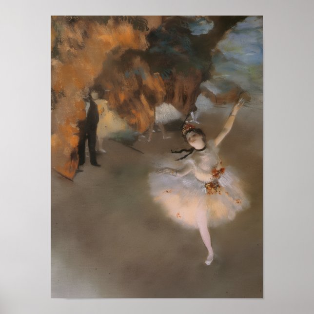 Poster Degas A Estrela (Frente)