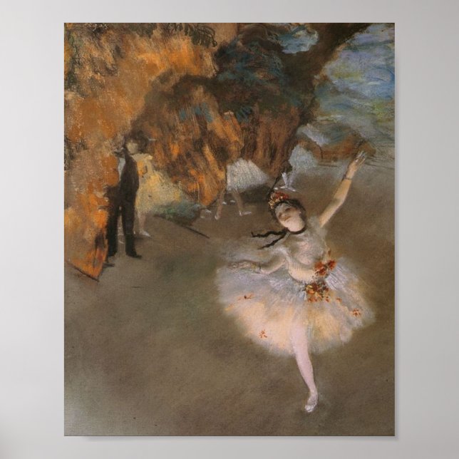 Poster Degas A Estrela (Frente)