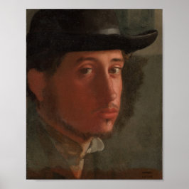 Poster Degas - Autorretrato (1857)