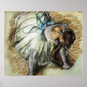 Poster Degas - Dançarina Ajustando O Calçado
