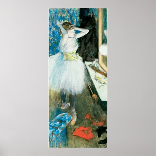 Poster Degas - Dançarina em seu camarim (Frente)
