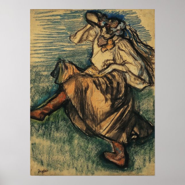 Poster Degas - Dançarina Russa (Frente)