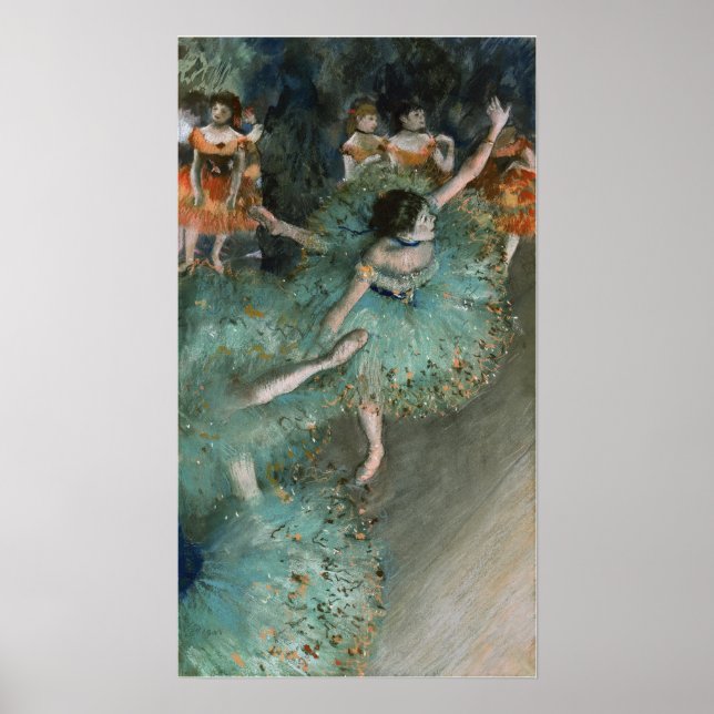 Poster Degas - Dançarina Verde (Frente)