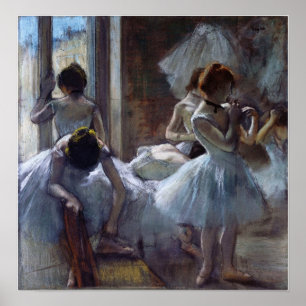 Poster Degas - Dançarinos