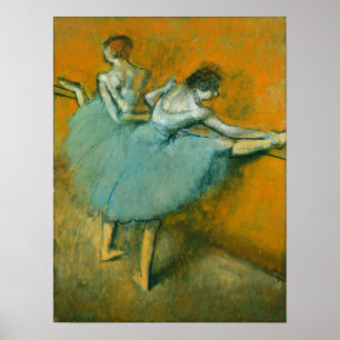 Poster Degas - Dançarinos Na Barre