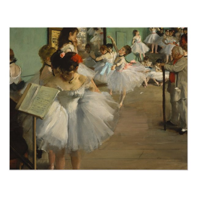 Póster Degas Dance Class Balés Dancers Ballerina Art (Frente)