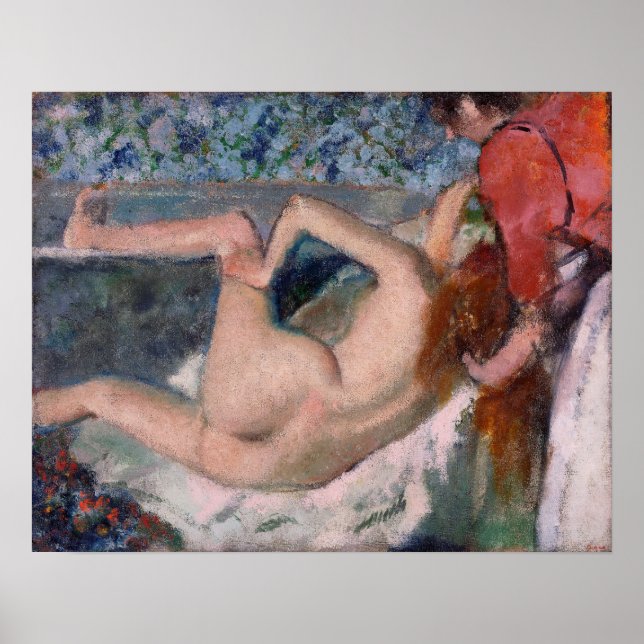 Poster Degas - Depois do Banho (Frente)