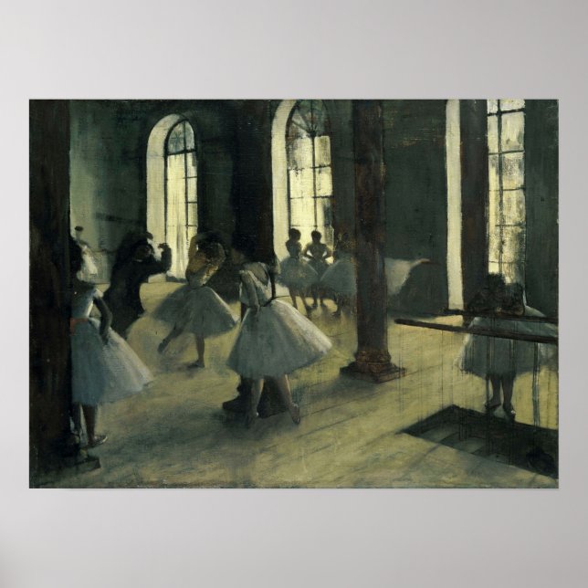 Poster Degas - Ensaio Foyer Da Dança (Frente)