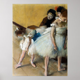 Poster Degas - Exame de dança