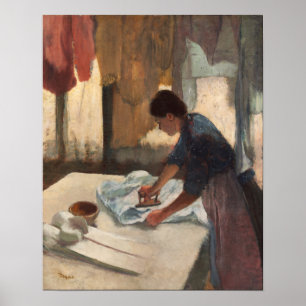 Poster Degas - Mulher Ironing