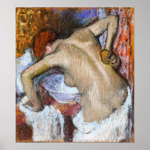 Poster Degas - Mulher Patrocando As Costas