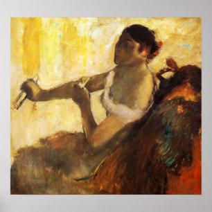 Poster Degas - Mulher Sentada Puxando Sua Luva 1890