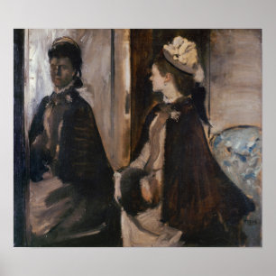 Poster Degas - Sra. Jeantaud No Espelho