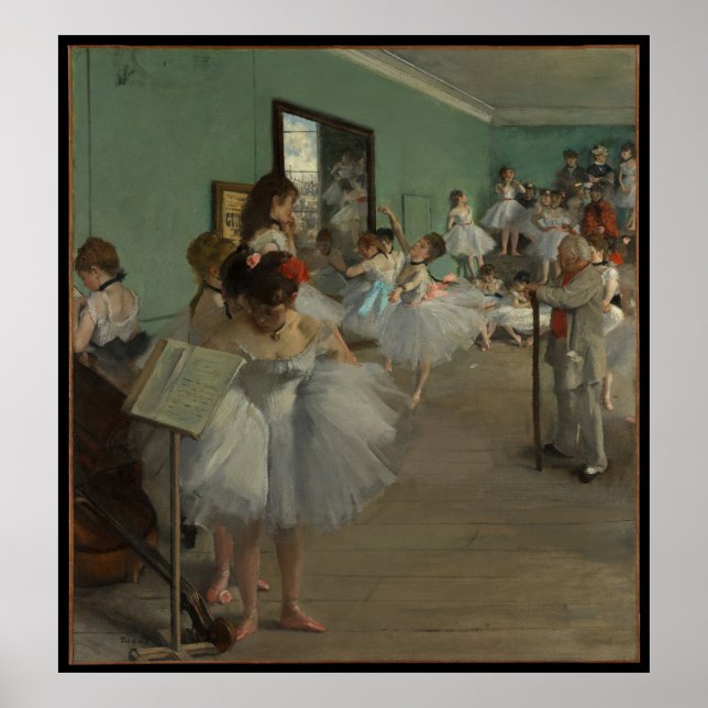 Poster Degas' The Dance Class (Frente)
