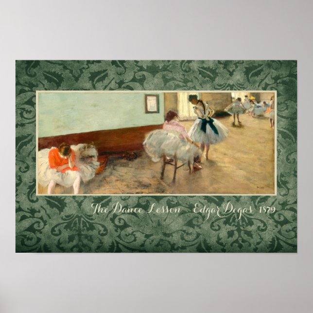 Poster Degas "The Dance Lesson" (Frente)
