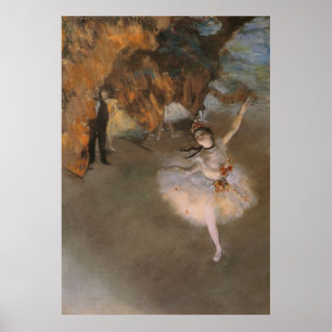 Poster Degas The Star