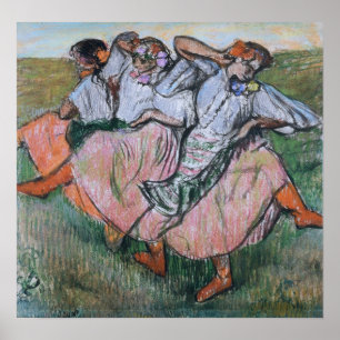 Poster Degas - Três Dançarinos Russos