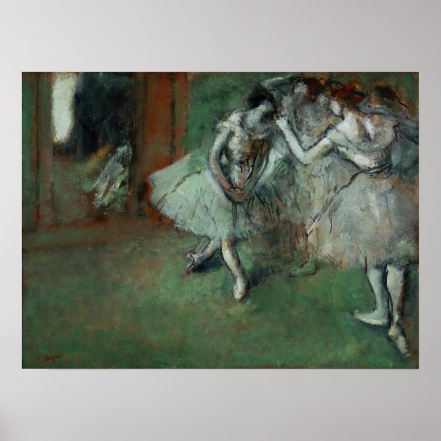 Poster Degas - Um Grupo De Dançarinos (Frente)
