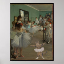 Degas'The Dance Class com Balé Cat