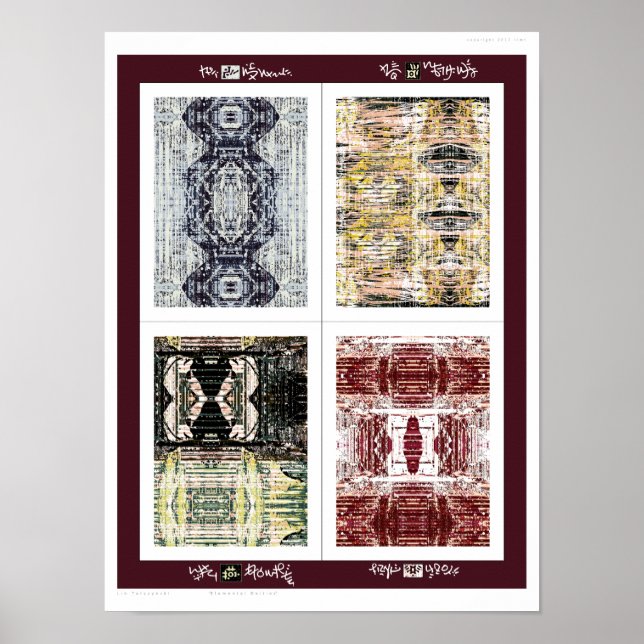 Poster Deidades elementares (Frente)