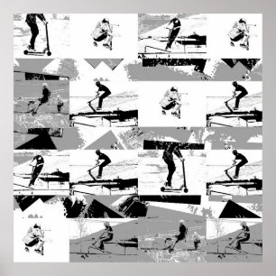 Poster Deixa-Nos Passar Por Aí - Controle De Patinete De 