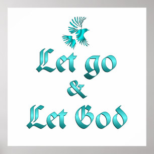 Poster Deixado vá deixe o deus