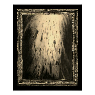 Póster Deixando A Escuridão Entrar Na Luz