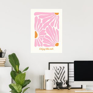 Poster Deixe a alegria enraizar