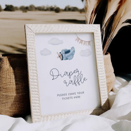 Poster Deixe A Aventura Começar Chá de fraldas Fralda Raf