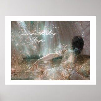 Póster "Deixe a cura começar"