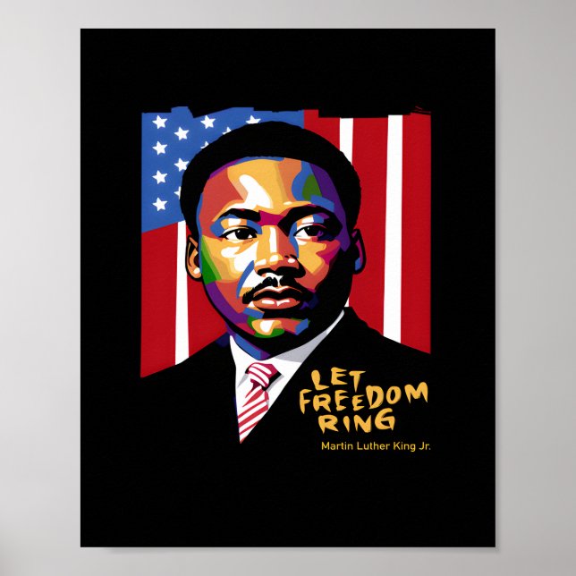 Poster Deixe a liberdade tocar uma citação engraçada (Frente)