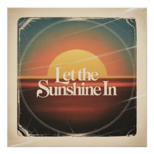 Póster Deixe a Luz do Sol Entrar