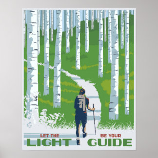 Póster Deixe a luz ser o seu guia