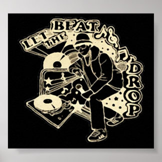 Poster deixe cair a batida