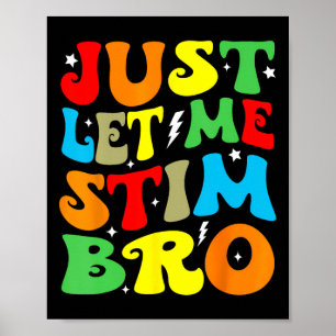 Poster Deixe-Me Estimular, Irmão Autismo Sensibilização M