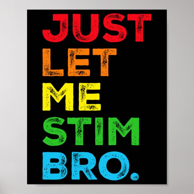 Poster Deixe-Me Estimular, Irmão Autismo Sensibilização M (Frente)