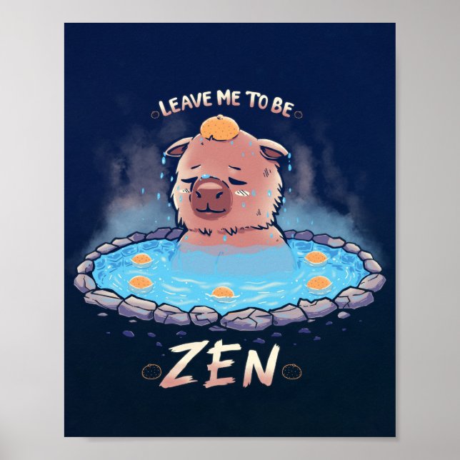 Poster Deixe-me ser Zen (Frente)