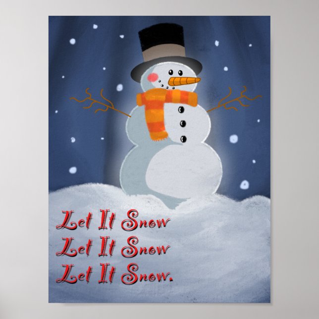 Poster Deixe Nevar! (Frente)