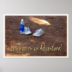 Póster Deixe-nos ir em uma aventura!