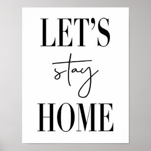 Poster Deixe-nos permanecer a casa
