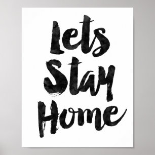 Poster Deixe-nos permanecer a casa
