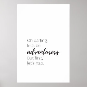 Poster Deixe-nos ser aventureiros mas deixe-nos