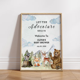 Poster Deixe o Chá de fraldas Adventure iniciar