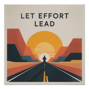 Póster Deixe o Esforço Liderar