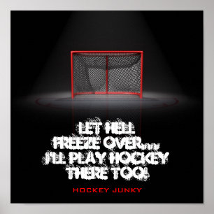 PÓSTER DEIXE O INFERNO CONGELAR-SE SOBRE