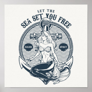 Poster Deixe o mar te libertar