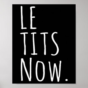 Poster Deixe-o nevar com humor