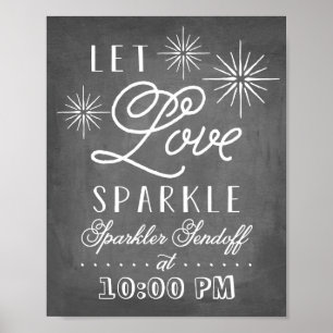 Póster Deixe o Sparkle do Amor   Desativação do Sparkler